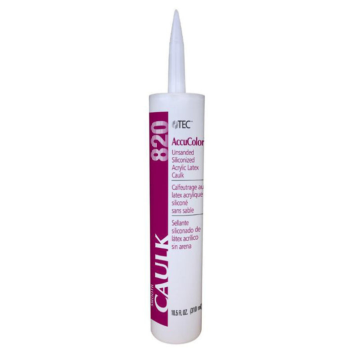 TEC 820 Standard White Unsanded Caulk 1