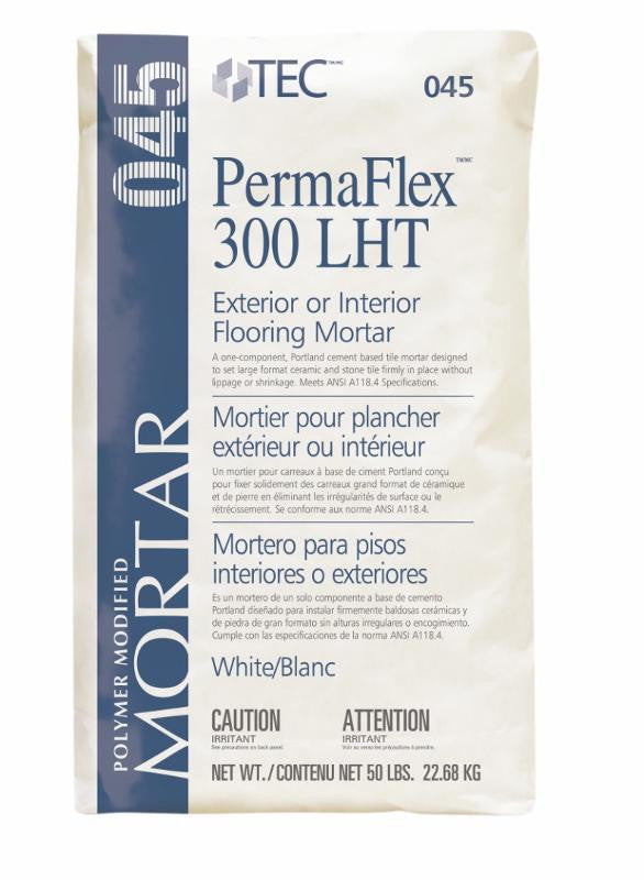 TEC PermaFlex 300 LHT Mortar – Large Format Tile & Stone Thin-Set, 50 lb. 2