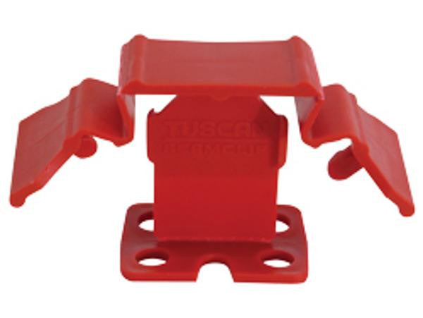 Clips separadores rojos toscanos de 1/32" - Paquete de 500 unidades