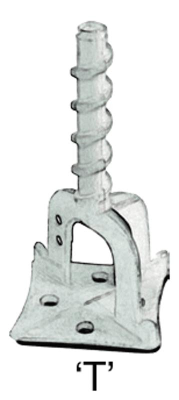 Profile 1mm (1/16") T-Levelers, 100 Pack