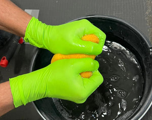 Guantes de nitrilo Python Grip, extragrandes, paquete de 90 unidades