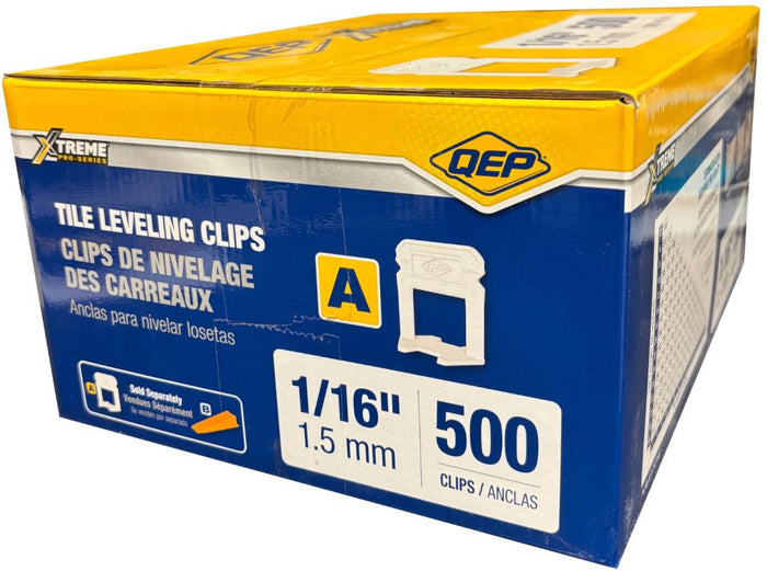 Xtreme LASH 1/16" Tile Leveling Clips 500-Pack 1