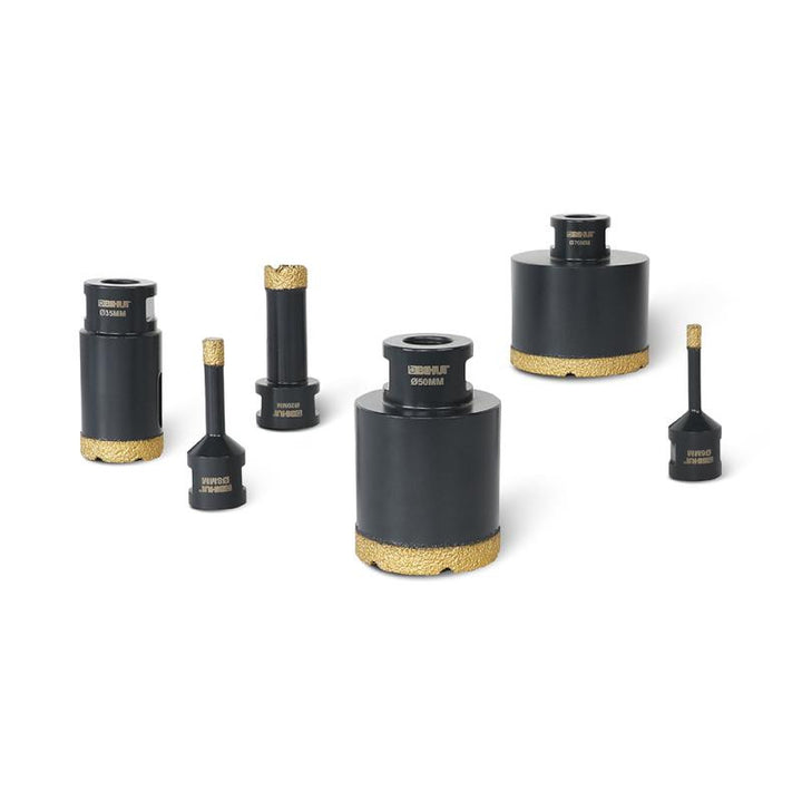 Bihui 6 Piece Diamond Turbo Drill Bit Set