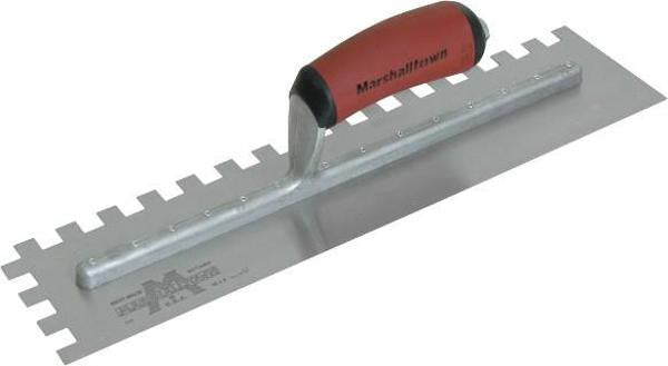 DuraSoft 1/2" x 1/2" x 1/2" Square-Notch Trowel