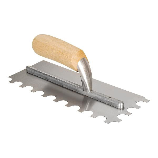 Llana dentada en U de 3/4" x 9/16" x 3/8" 1