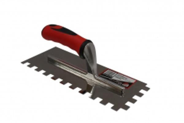 1/4x1/2" U-Notch Stainless Steel Trowel