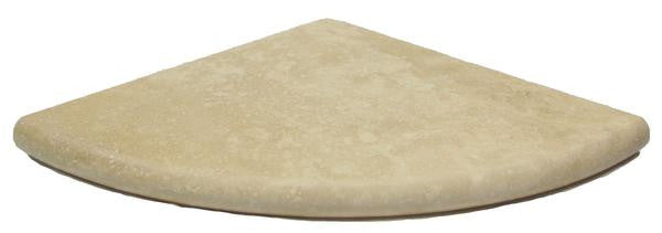 Travertine Corner Shelf 9"