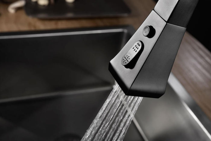 KF811 Single-Handle Kitchen Faucet, Matte Black 3