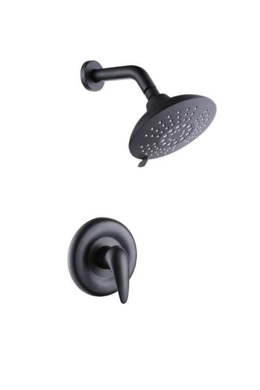 CS036 Shower Faucet Combo, Matte Black 1