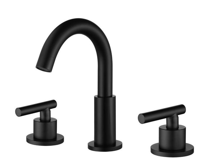 Widespread Two-Handle Bath Faucet 02813WB - Matte Black 1