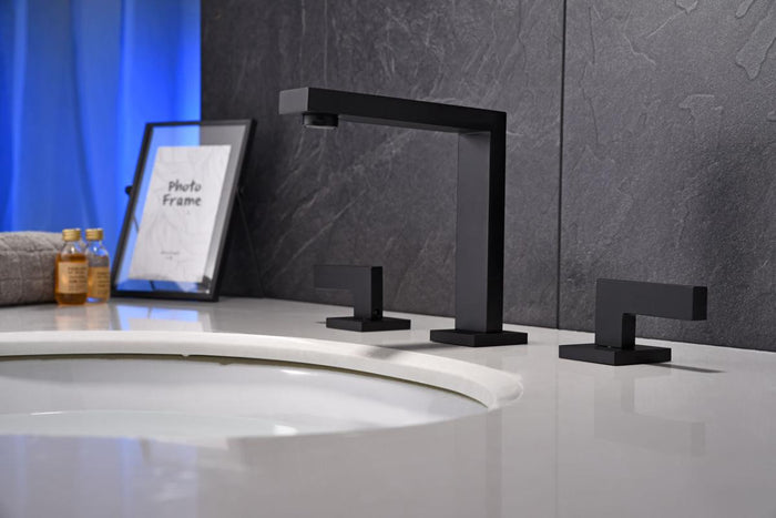 Two-Handle Bathroom Faucet 06139B - Matte Black 3
