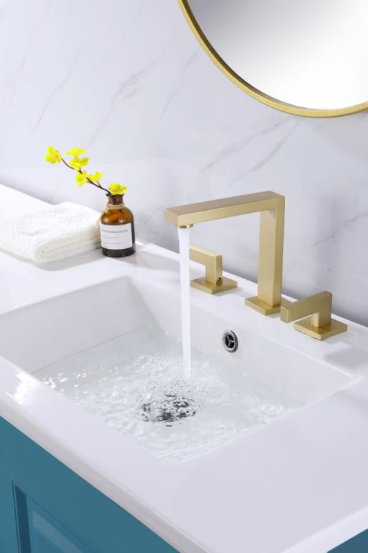Grifo de baño de dos manijas 06139BG - Oro cepillado
