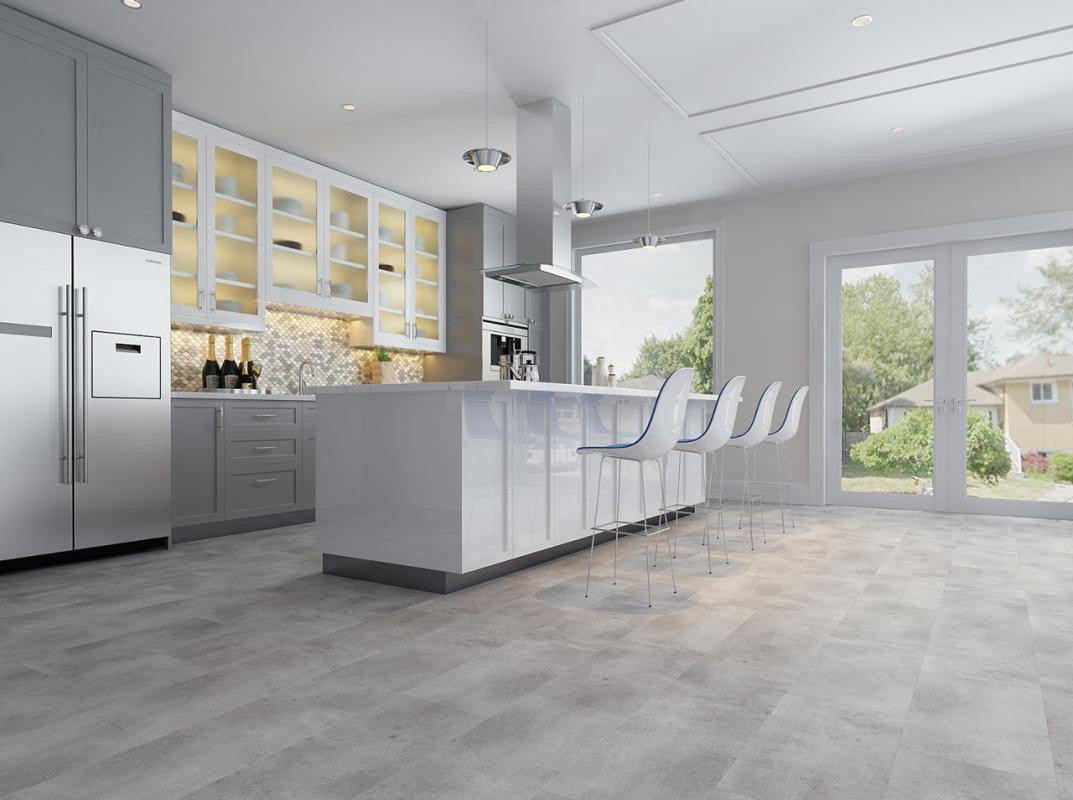 Clay 12x24 Concrete Look Luxury Vinyl Tile
