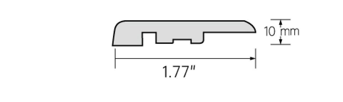 Silk Grey LVT Reducer 94"