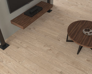 Baldosa de porcelana Bergen Maple de aspecto madera, de 8x48 pulgadas