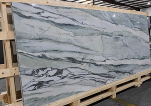Marmoteca Verde Picasso Lux3D 48x110 Marble Look Porcelain Tile