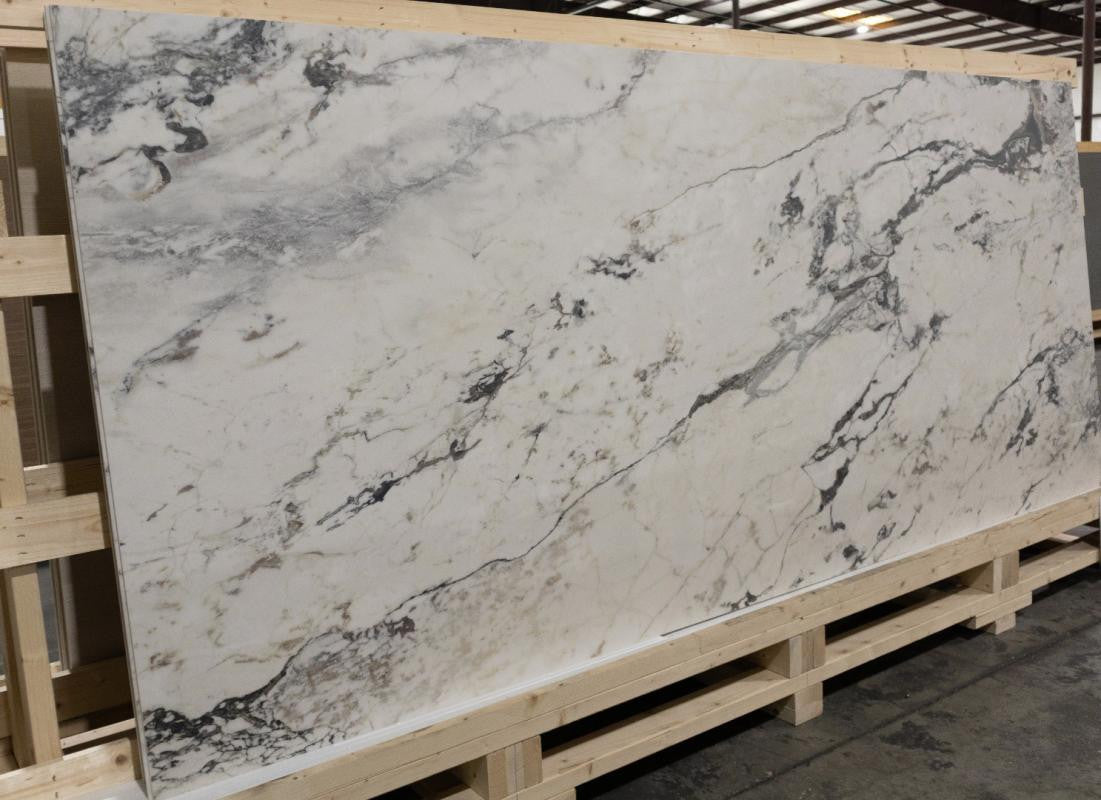 Perpetual Breccia Warm Polished 48x109 Marble Look Porcelain Panel Porcelain Tile