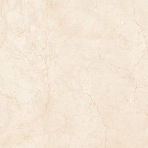 Mármol Crema Marfil 24x24 de Porcelana Pulida con Aspecto de Mármol