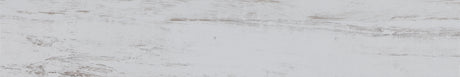 Ecopatina Blanc III 8x47 wood look porcelain plank tile close-up showing whitewashed patina