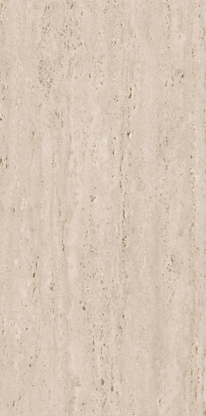 Cava White 15x30 ceramic floor tile, face view showing surface variation (piece 2)