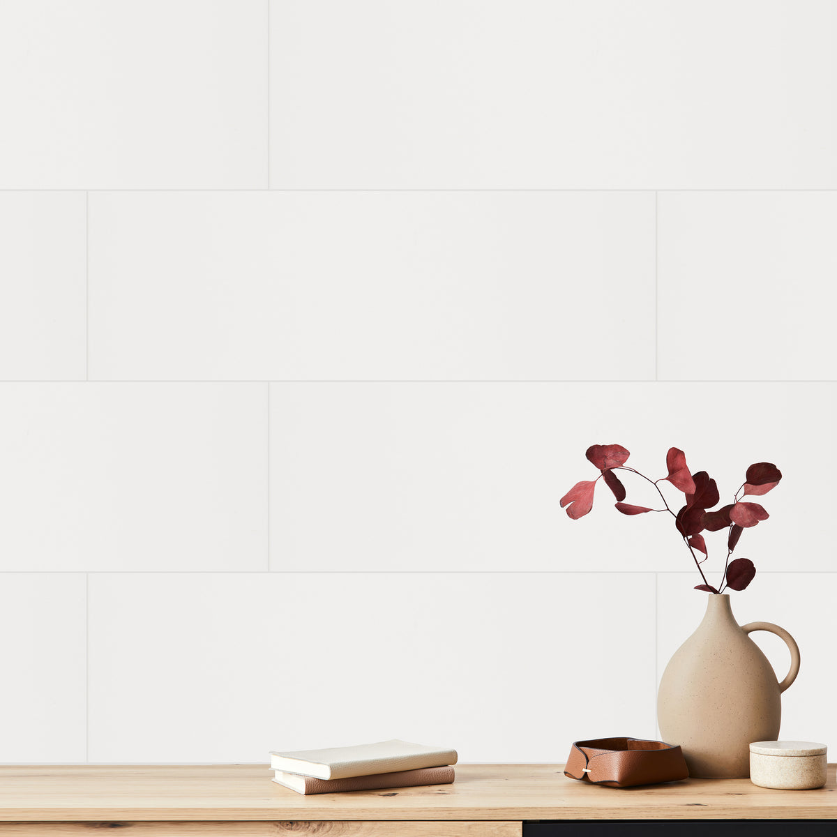Diamante Branco Matte 12x36 Ceramic Tile