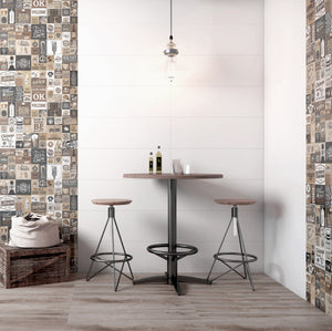 Diamante Branco Matte 12x36 NP Ceramic Tile
