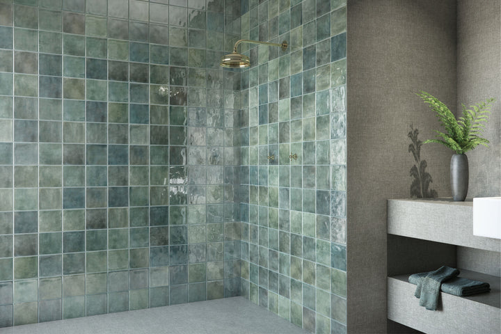 Azulejo Cerámico de Pared Marrakesh Verde 6x6