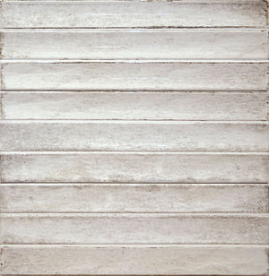 Delta Beige Glossy 5x13 ceramic wall tile shown in a multi-piece layout