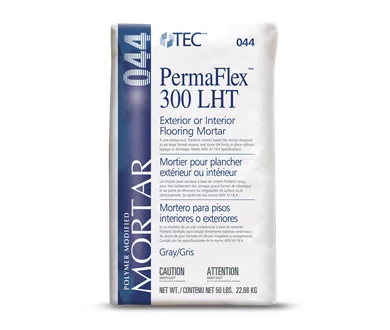 TEC PermaFlex 300 LHT Mortar – Large Format Tile & Stone Thin-Set, 50 lb. 1