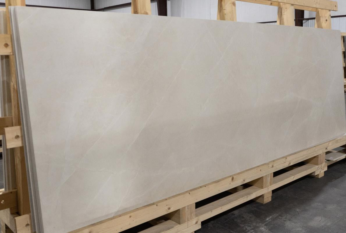 Trilogy Moon Beige Polished 39x118 Stone Look Porcelain Tile