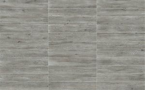 Viggo Ceniza 8x48 Baldosa de Porcelana Imitación Madera Roble Gris