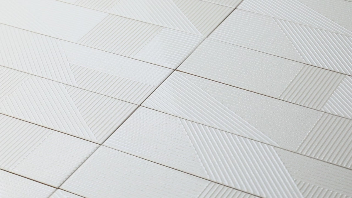 Patch Opera Branco Glossy 4x16 Ceramic Subway Tile